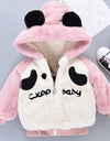 Baby Girl Autumn ears Cartoon Hooded Coat Cloak Jacket