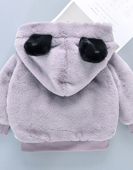 Baby Girl Autumn ears Cartoon Hooded Coat Cloak Jacket