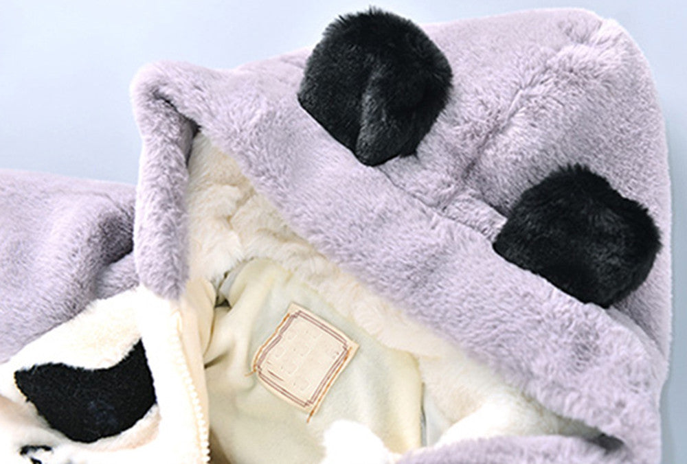 Baby Girl Autumn ears Cartoon Hooded Coat Cloak Jacket