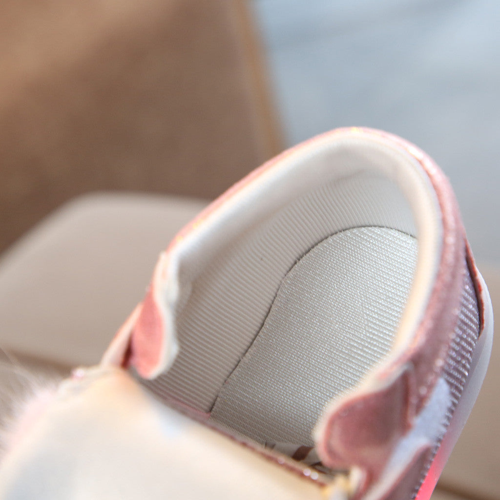 Fashion oddler Infant Kids Baby Girls Cartoon Rabbit LED Luminous