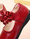 Children Girls Leather Shoes Toddler Flower Sweet