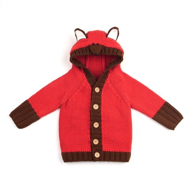 Baby Clothes Hooded Cardigan Sweater