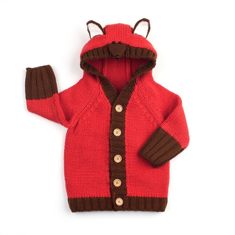 Baby Clothes Hooded Cardigan Sweater
