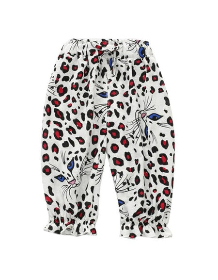 Summer Children Boy Leopard Print Harem Pants