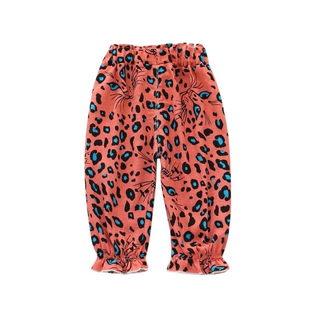 Summer Children Boy Leopard Print Harem Pants