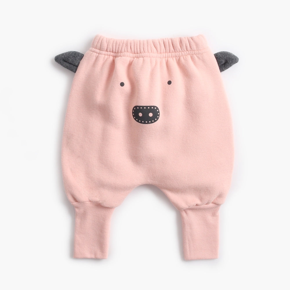 Baby Boy Cartoon Animal Cotton Long Harem Pants